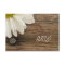 White Daisy and Barn Wood Country Wedding RSVP