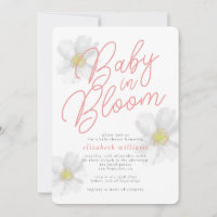 White Daisy | Baby in Bloom Baby Shower