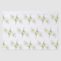 White Daisy Baby Shower Pastel green garden