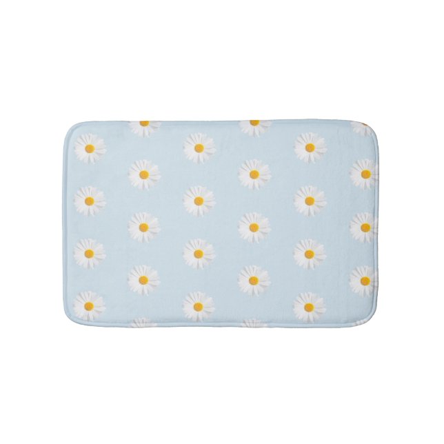 white daisy bath mat (Front)