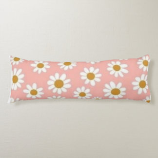 White Daisy Body Cushion