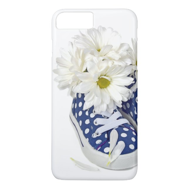 white daisy bouquet in sneakers Case-Mate iPhone case (Back)