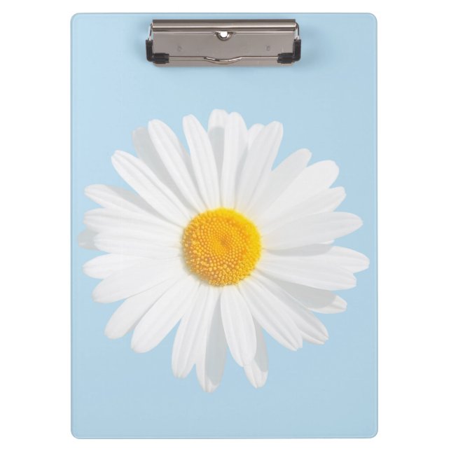 white daisy clipboard (Front)