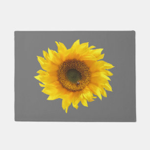 white daisy doormat