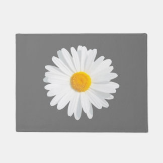 white daisy doormat