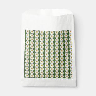 White Daisy Favour Bags