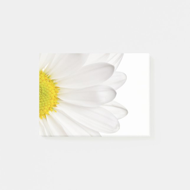 White Daisy Flower Floral Daisies Flowers Post-it Notes (Front)