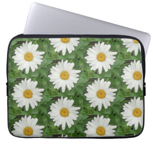 White Daisy Laptop Sleeve