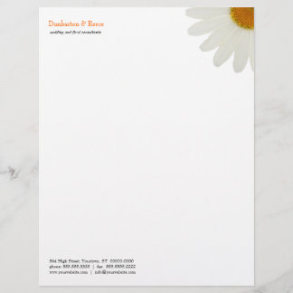 White Daisy Letterhead