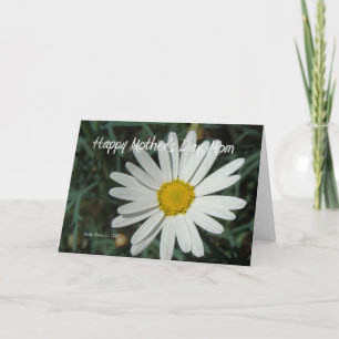 White Daisy - Mother's Day Customisable Card