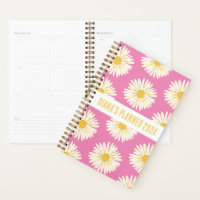White Daisy Pattern Flowers Blooms Floral CUSTOM 