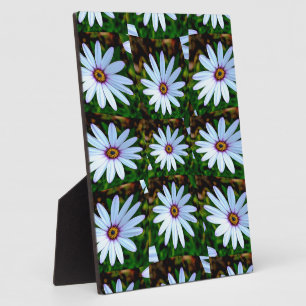 White Daisy Pattern Plaque
