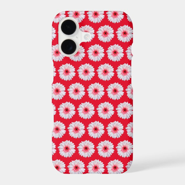White Daisy Pattern Wildflower iPhone 11 Case (Back)