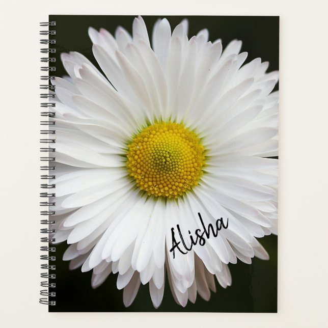 White Daisy Planner (Front)
