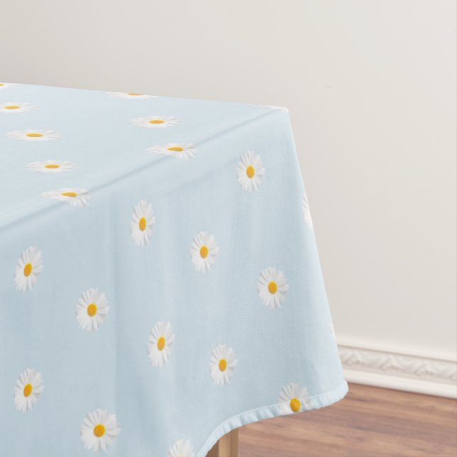 white daisy tablecloth (In Situ)