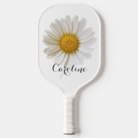 White Daisy with Custom Name White