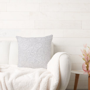 White Damask Cushion