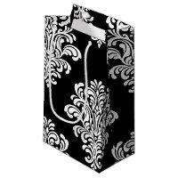White Damask Floral Pattern