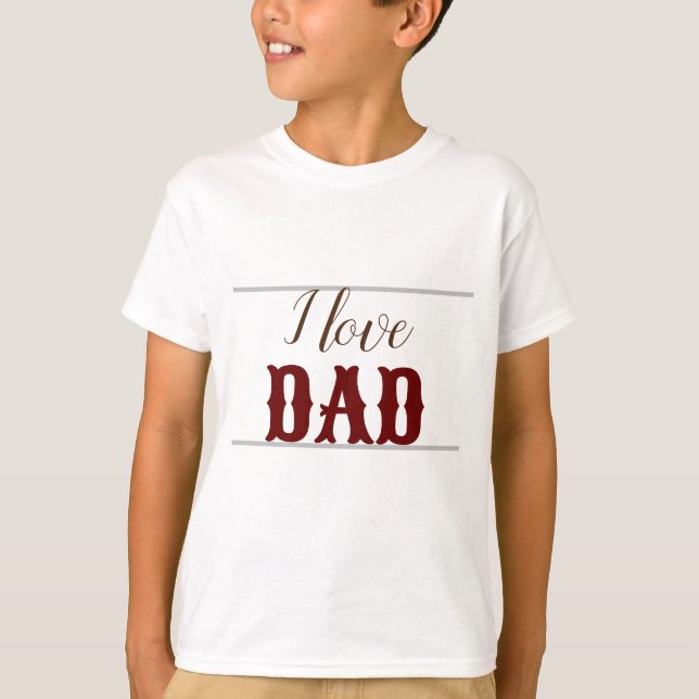 White Dark red kids boy T-Shirt (Front)