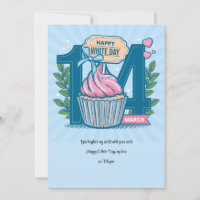 White Day Greeting Card