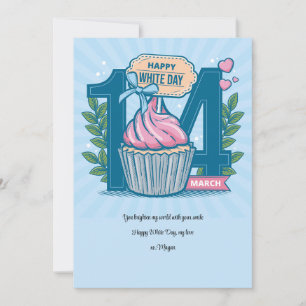 White Day Greeting Card
