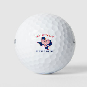 White Deer Polish Texan Golf Balls