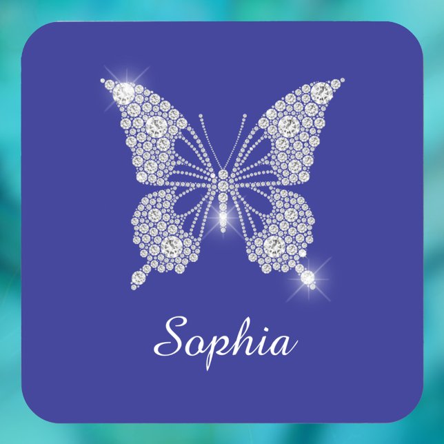 White Diamond Butterfly, Script Name, Deep Blue Coaster (Creator Uploaded)