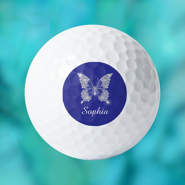 White Diamond Butterfly, Script Name, Deep Blue Golf Balls (Creator Uploaded)