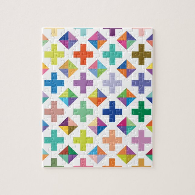 White Diamond Puzzle (Vertical)