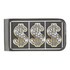 White Diamonds Dollar Symbols