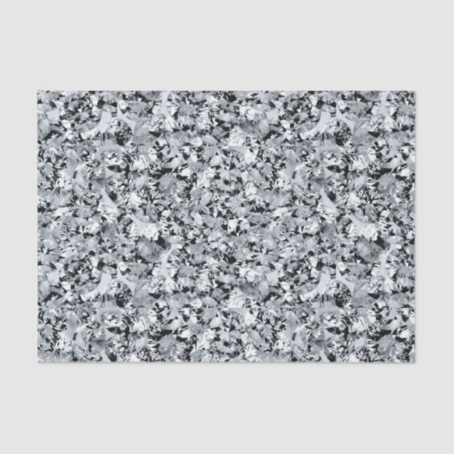 White diamonds pattern tissue paper (Front)