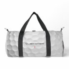 White Dimpled Golf Ball Texture Custom Name Number