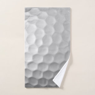 White Dimpled Golf Ball Texture Hand Towel