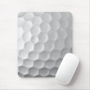 White Dimpled Golf Ball Texture Mouse Pad