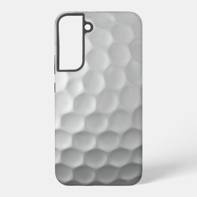 White Dimpled Golf Ball Texture Samsung Galaxy S22+ Case (Back)