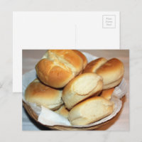 White Dinner Rolls In a Bread Basket Photography