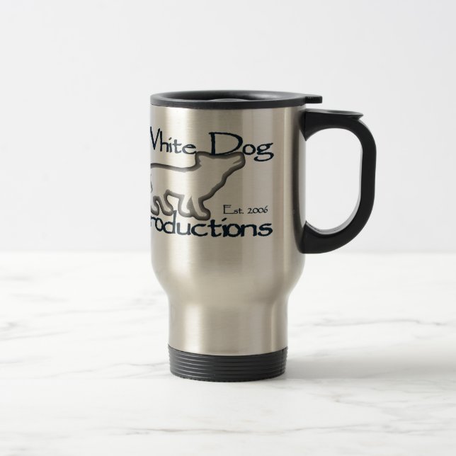 White Dog - Travel Mugs (Right)