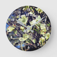 White Dogwood Flower Blossoms Personalised