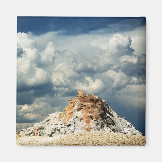 White Dome Magnet (Front)