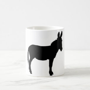 White donkey logo mug PERSONALISE