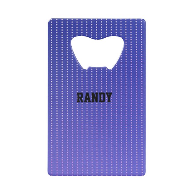 White dots blue pattern (Front)