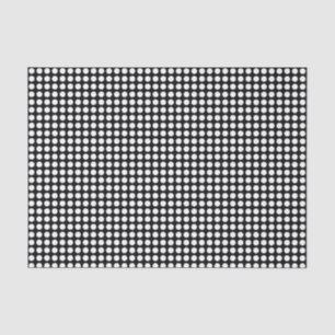 White Dots on Black Tissue Paper