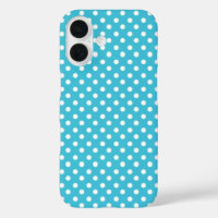 White Dots On Turquoise