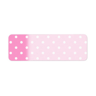 White Dots, Pink Polka Dots Pattern.