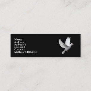 White Dove Mini Business Card