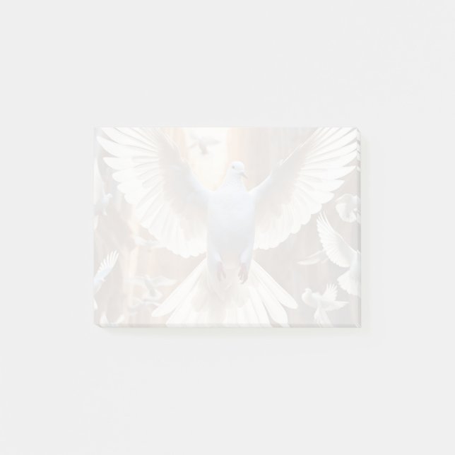 White Dove Post-it Notes (Front)