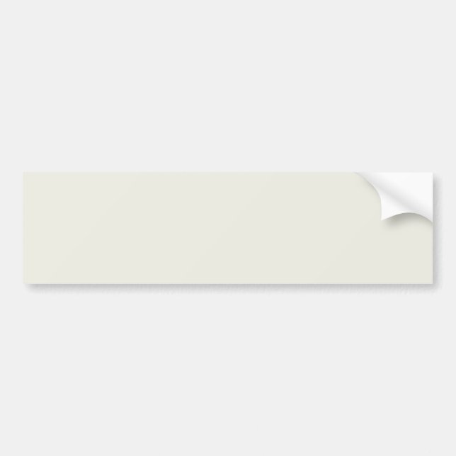 White Dove Solid Colour Bumper Sticker (Front)