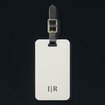 White Dove Solid Colour Luggage Tag<br><div class="desc">White Dove Solid Colour. Modern colour.</div>