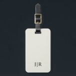 White Dove Solid Colour Luggage Tag<br><div class="desc">White Dove Solid Colour. Modern colour.</div>
