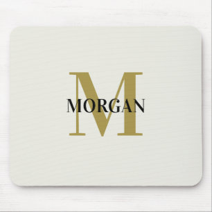 White Dove Solid Colour Mouse Pad